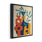 Shapes in Bloom 4 Framed Canvas Print Gallery Image 2