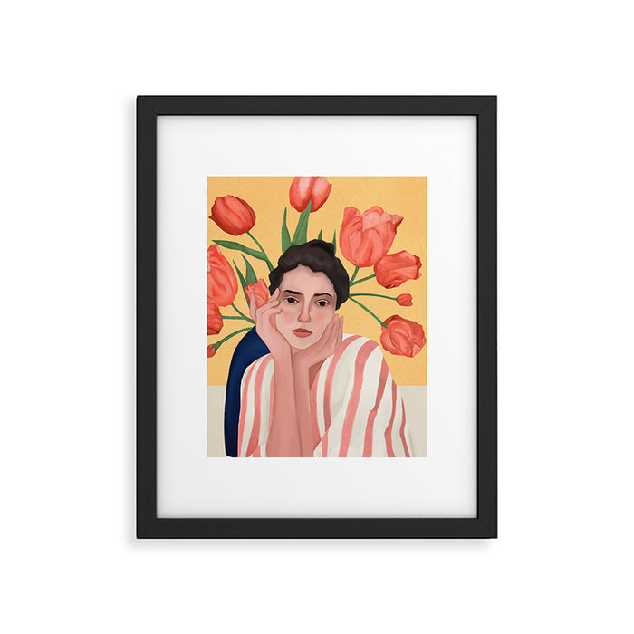 She is the Spring Framed Art Print Gallery Image 1