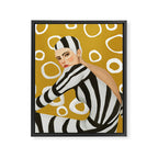 She Was Here Framed Canvas Print Gallery Image 6
