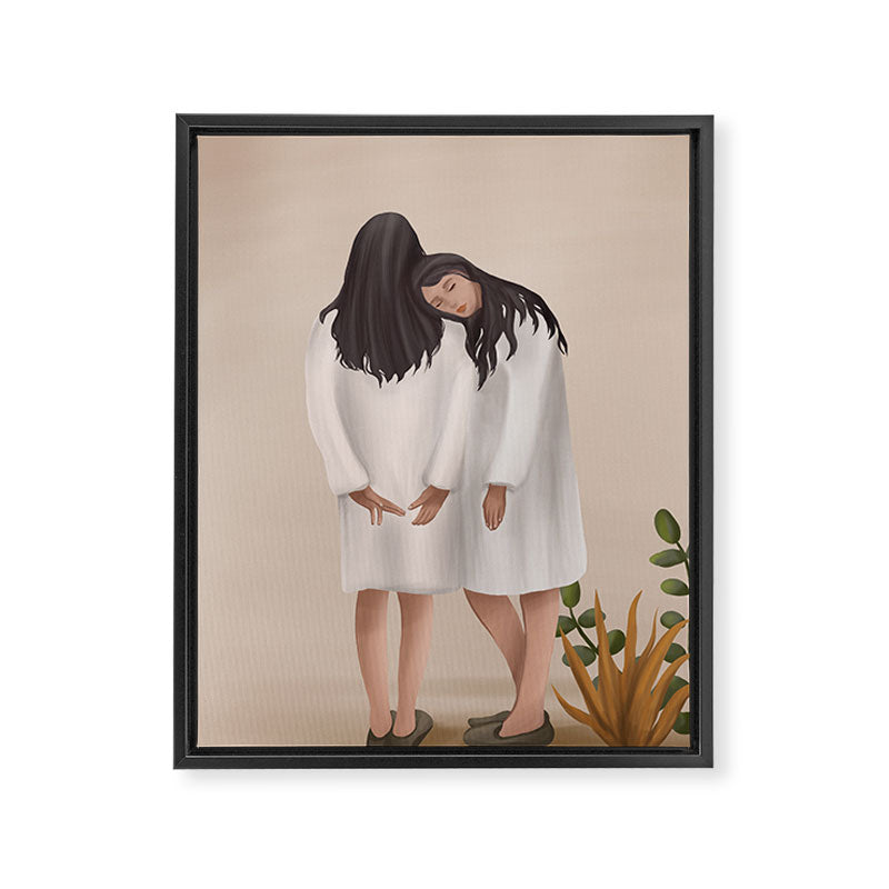 Sisters Framed Canvas Print Gallery Image 6