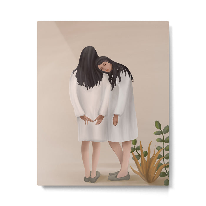 Sisters Metal Print Gallery Image 1