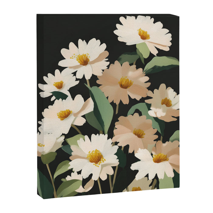 Soft Bloom Noir Canvas Print Gallery Image 1