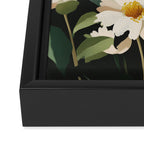 Soft Bloom Noir Framed Canvas Print Gallery Image 3