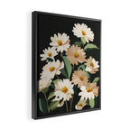 Soft Bloom Noir Framed Canvas Print Gallery Image 2