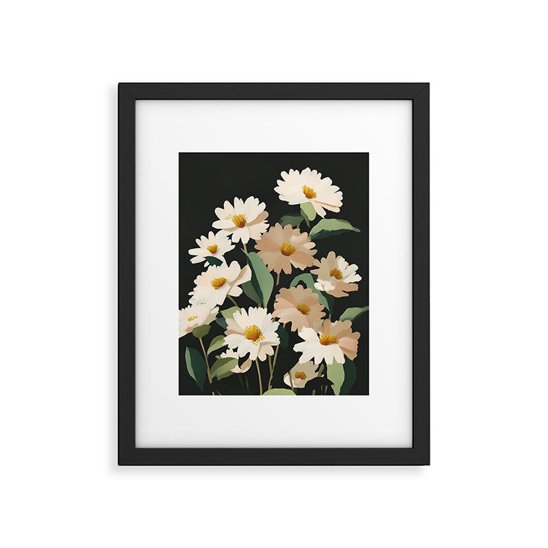 Soft Bloom Noir Framed Art Print Gallery Image 5