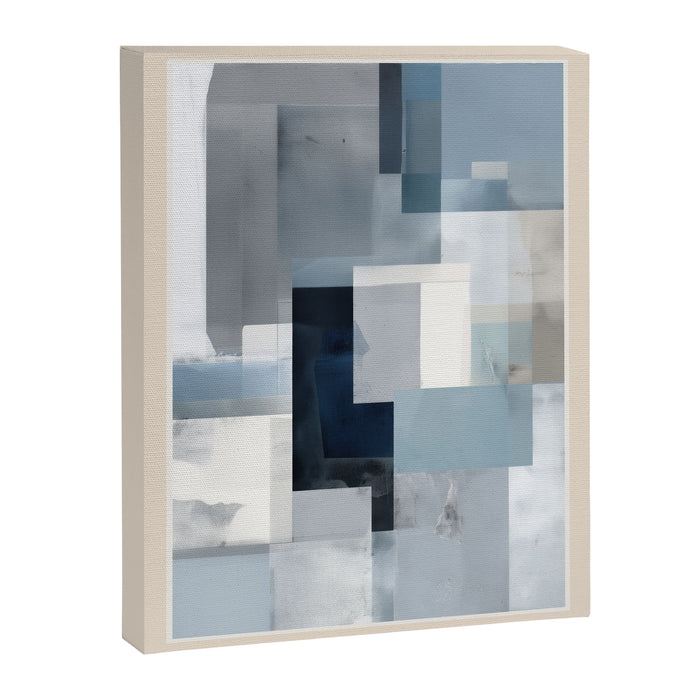 Soft Blue Forms I Canvas Print Gallery Image 1