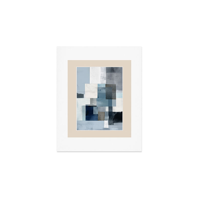 Soft Blue Forms II Art Print Gallery Image 1