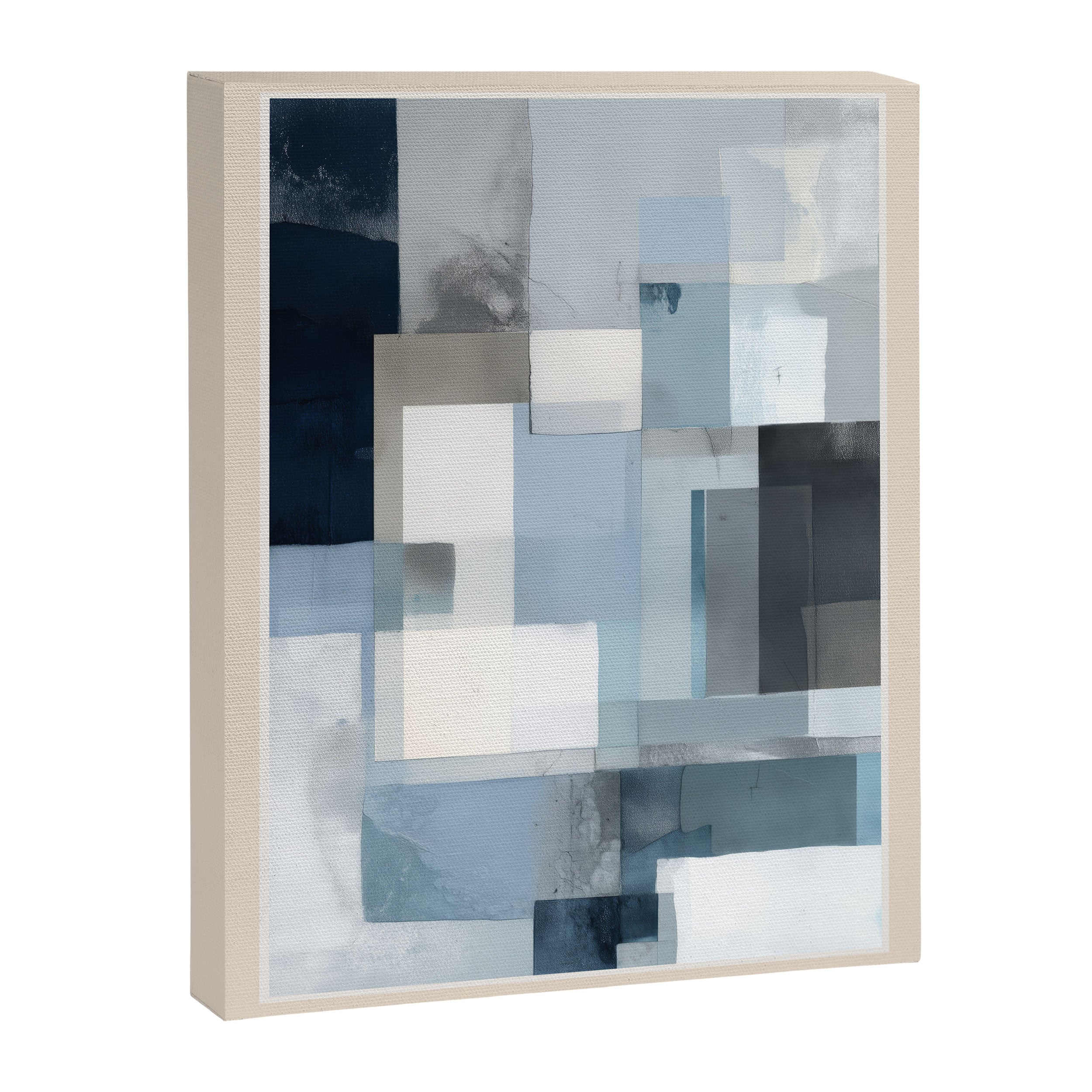 Soft Blue Forms III Canvas Print Gallery Image 6
