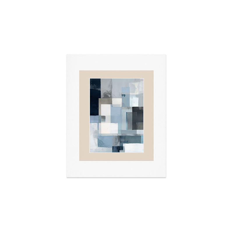 Soft Blue Forms III Art Print Gallery Image 1
