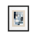 Soft Blue Forms III Framed Art Print Gallery Image 5