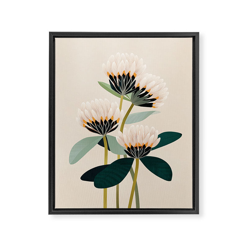 Soft Botanica Framed Canvas Print Gallery Image 6