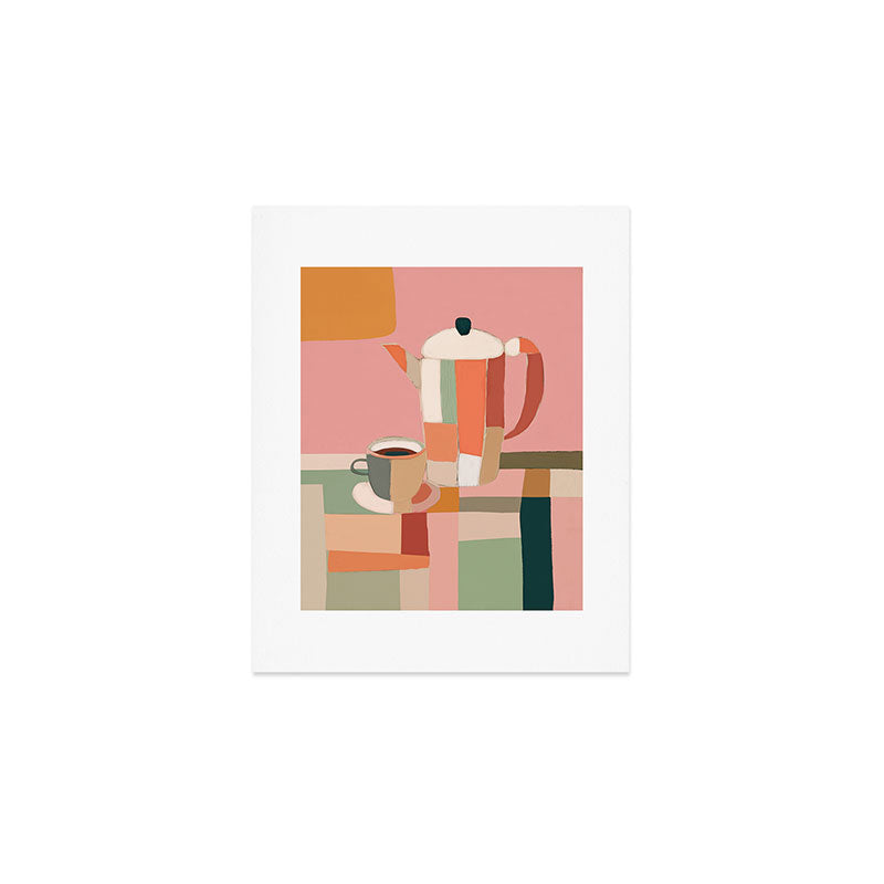 Soft Coffee Morning Art Print Gallery Image 1