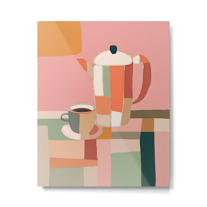 Soft Coffee Morning Metal Print Gallery Image 1
