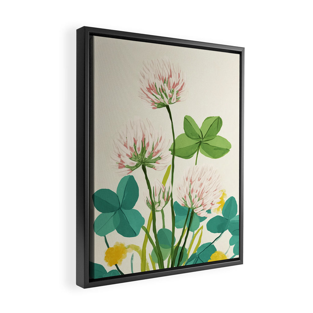 Soft Field Harmony Framed Canvas Print Gallery Image 2