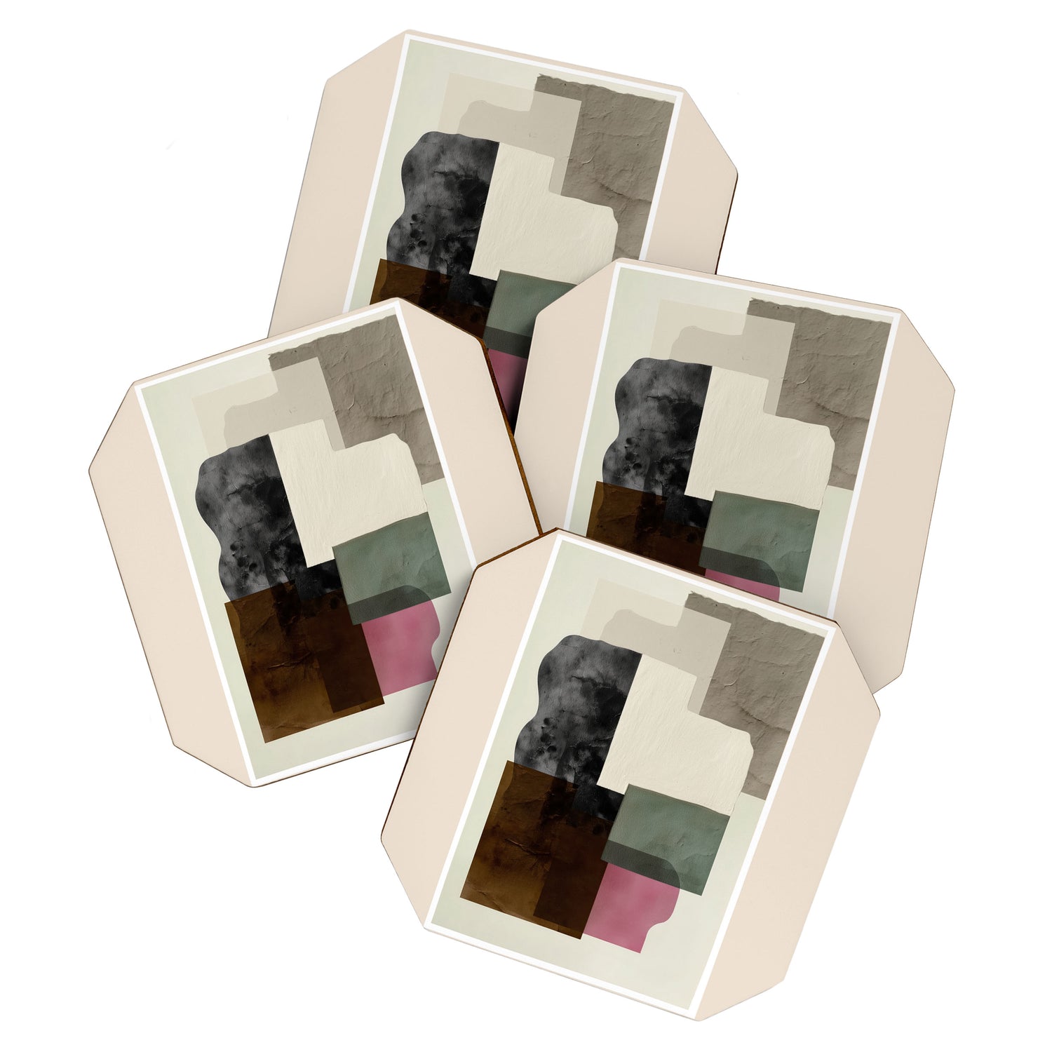 Soft Geometry I Coaster Gallery Image 1