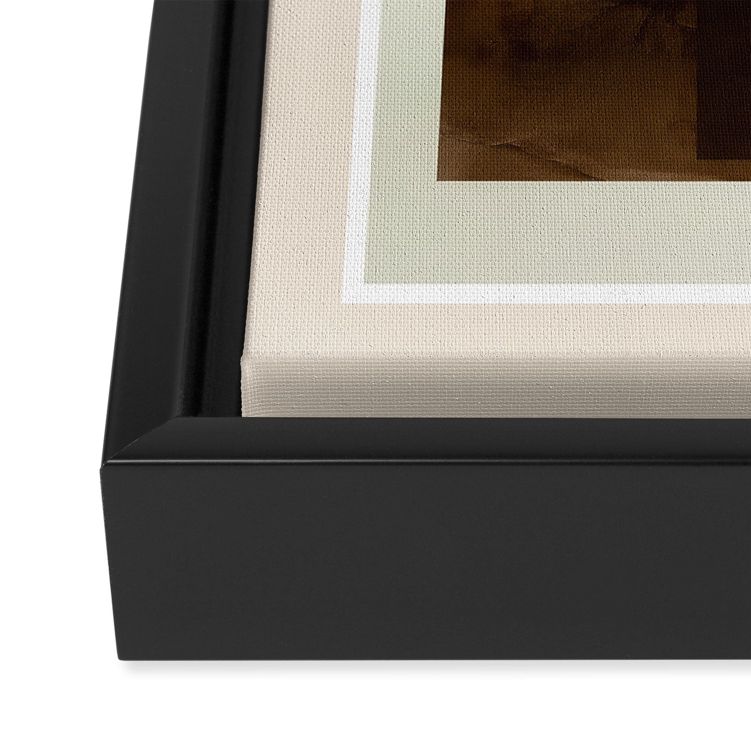Soft Geometry I Framed Canvas Print Gallery Image 3