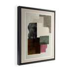 Soft Geometry I Framed Canvas Print Gallery Image 2