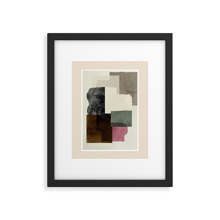 Soft Geometry I Framed Art Print Gallery Image 1