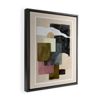 Soft Geometry II Framed Canvas Print Gallery Image 2