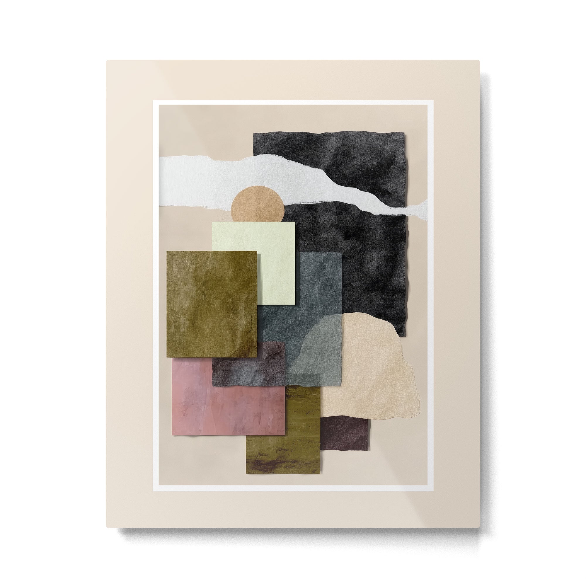 Soft Geometry II Metal Print Gallery Image 4