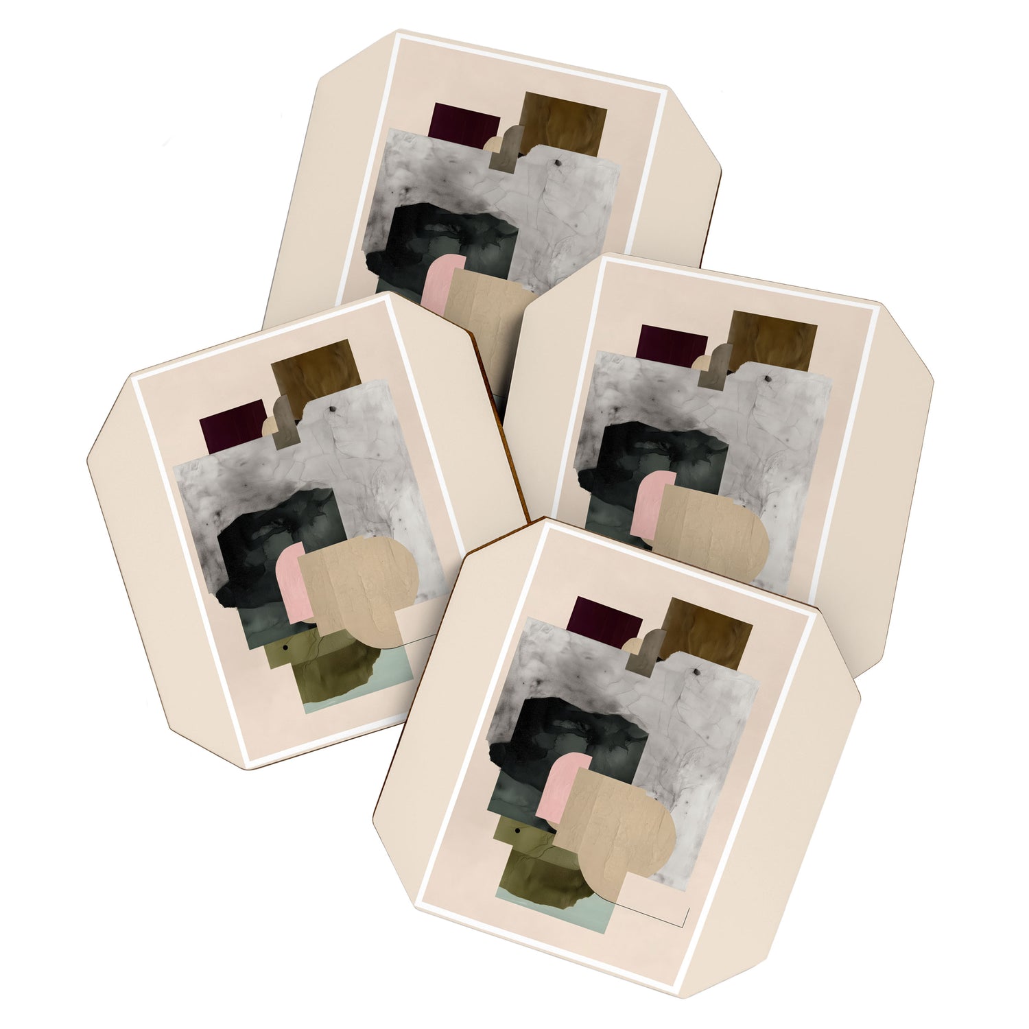 Soft Geometry III Coaster Gallery Image 1