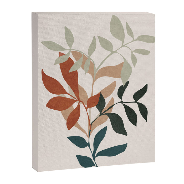 Soft Leaves Canvas Print Gallery Image 1