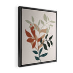 Soft Leaves Framed Canvas Print Gallery Image 2