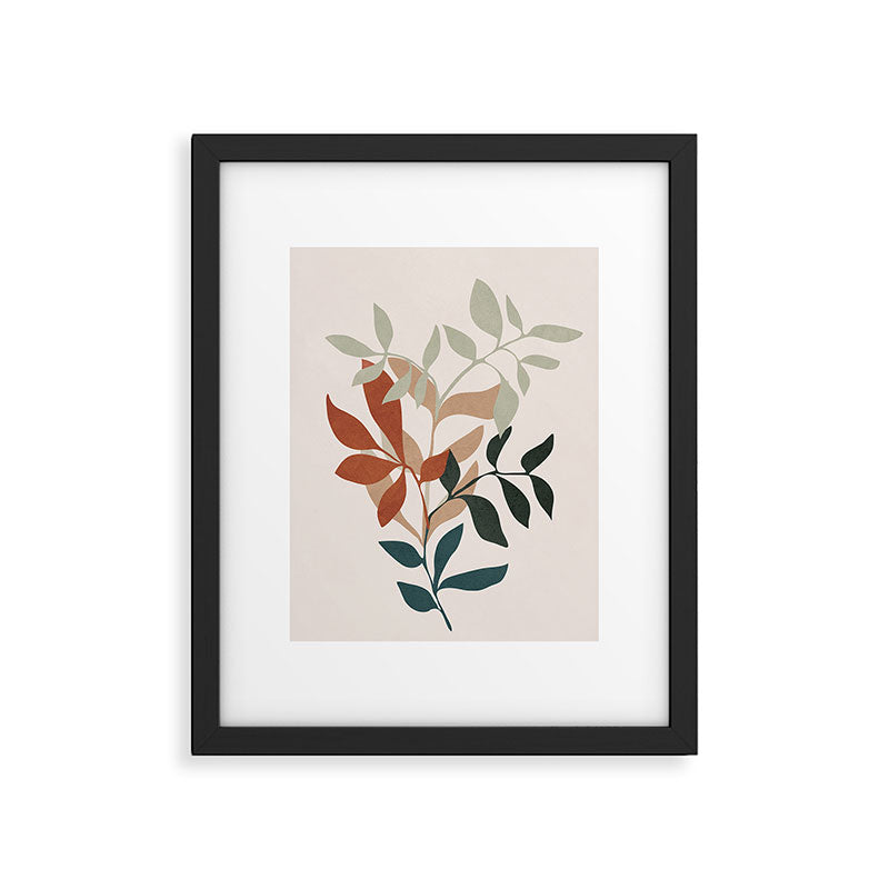 Soft Leaves Framed Art Print Gallery Image 5