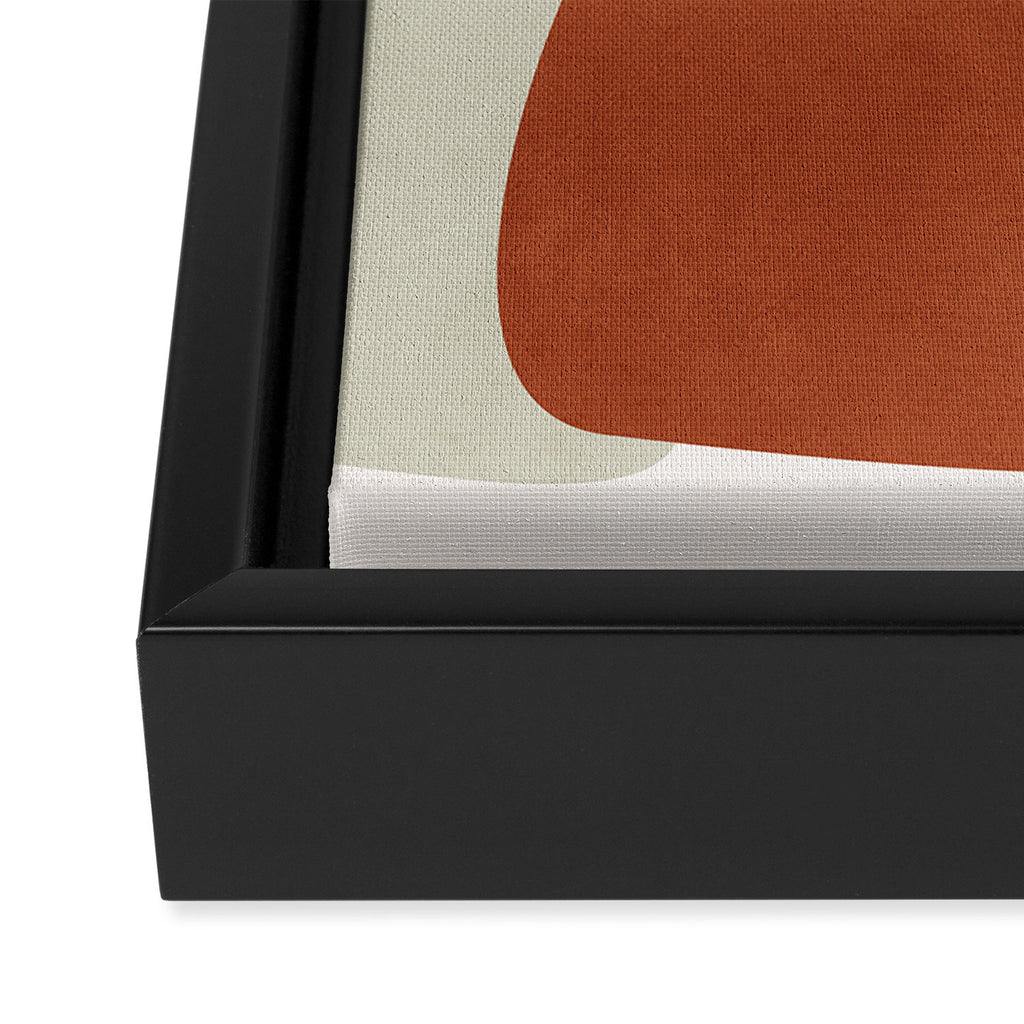 Soft Shapes I Framed Canvas Print Gallery Image 3