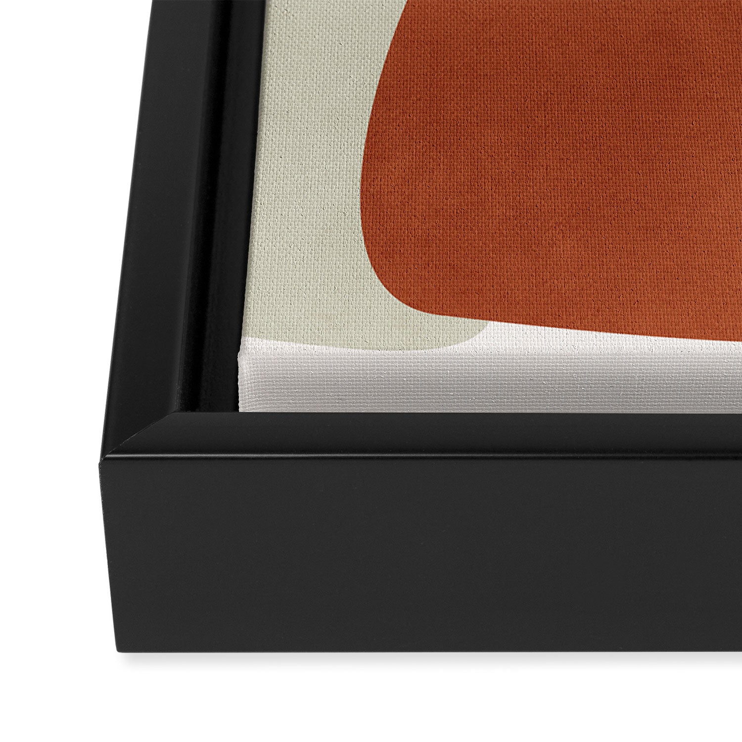 Soft Shapes I Framed Canvas Print Gallery Image 3