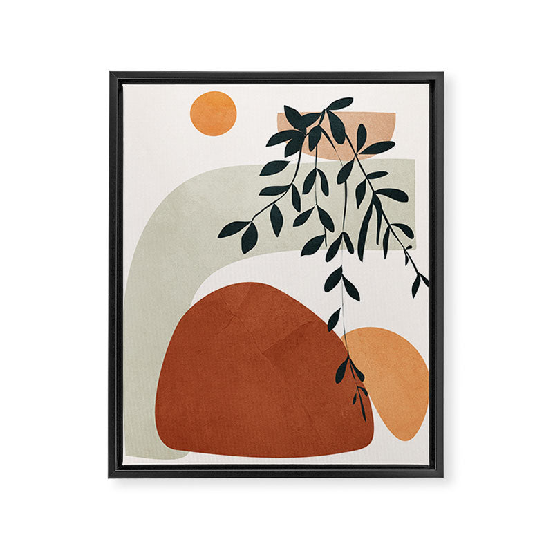 Soft Shapes I Framed Canvas Print Gallery Image 6