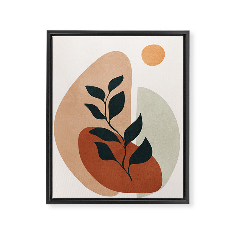 Soft Shapes II Framed Canvas Print Gallery Image 6