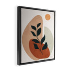 Soft Shapes II Framed Canvas Print Gallery Image 2