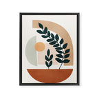 Soft Shapes III Framed Canvas Print Gallery Image 6