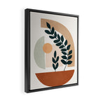 Soft Shapes III Framed Canvas Print Gallery Image 2