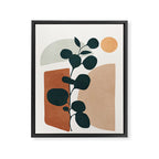 Soft Shapes V Framed Canvas Print Gallery Image 6