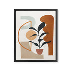 Soft Shapes VI Framed Canvas Print Gallery Image 6