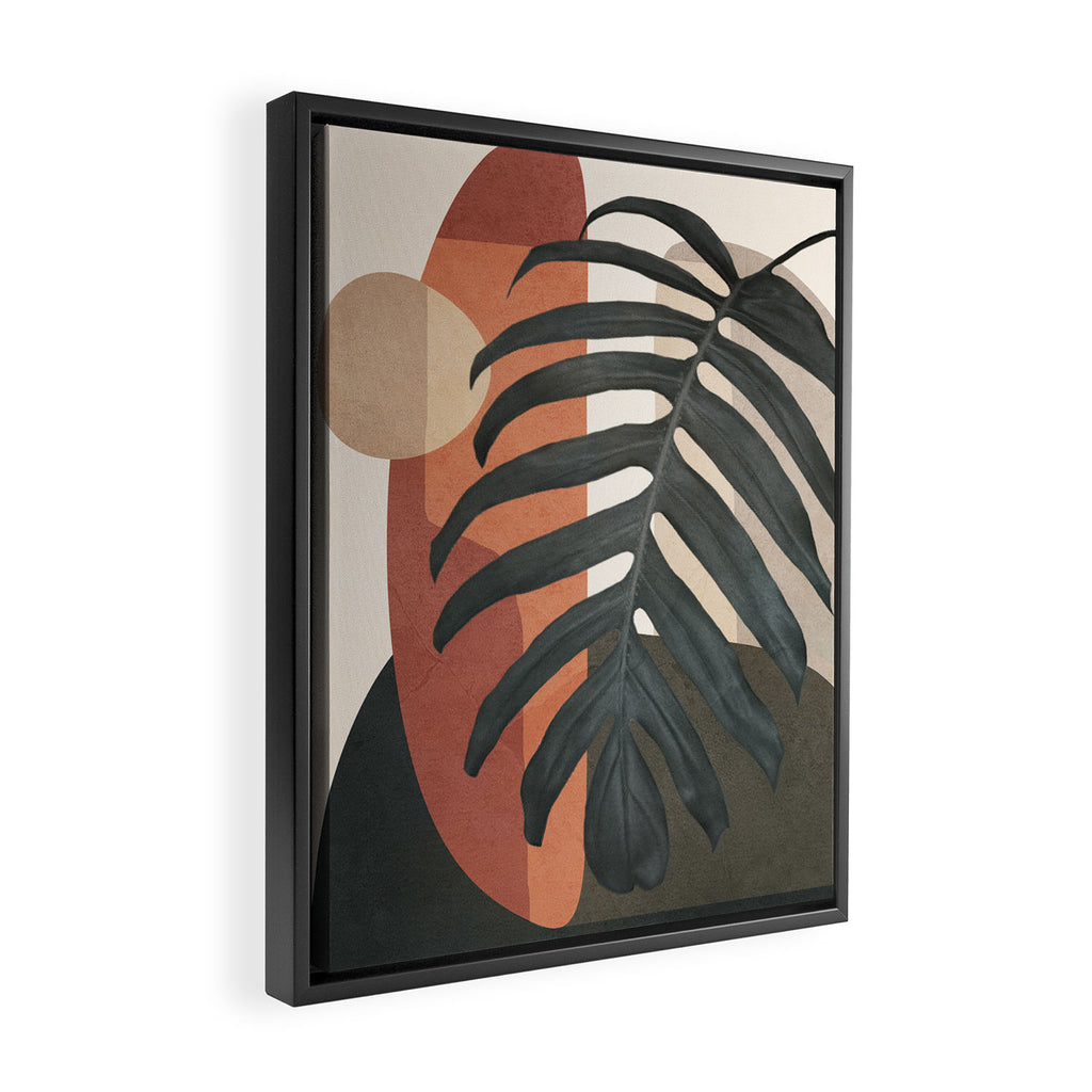 Soft Shapes VI Framed Canvas Print Gallery Image 2