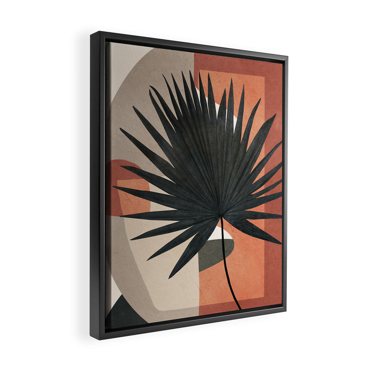 Soft Shapes VII Framed Canvas Print Gallery Image 2