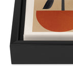 Soft Shapes XXI Framed Canvas Print Gallery Image 3