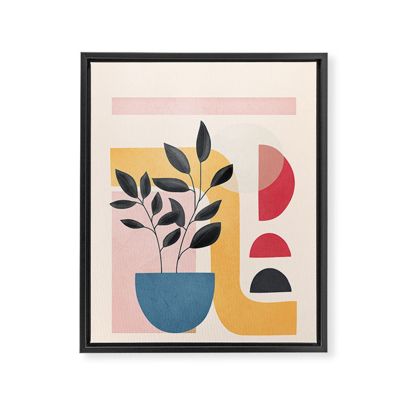 Soft Shapes XXVI Framed Canvas Print Gallery Image 8