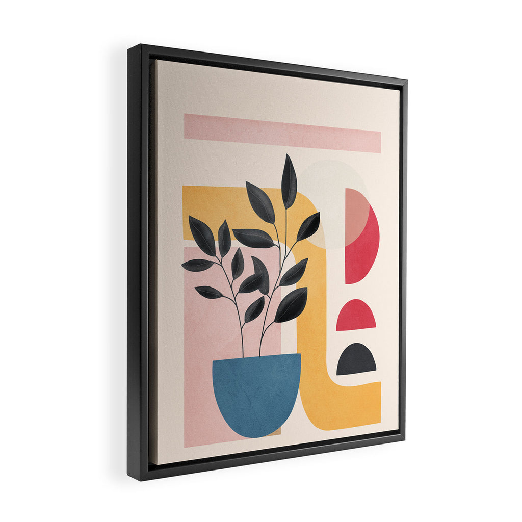 Soft Shapes XXVI Framed Canvas Print Gallery Image 2