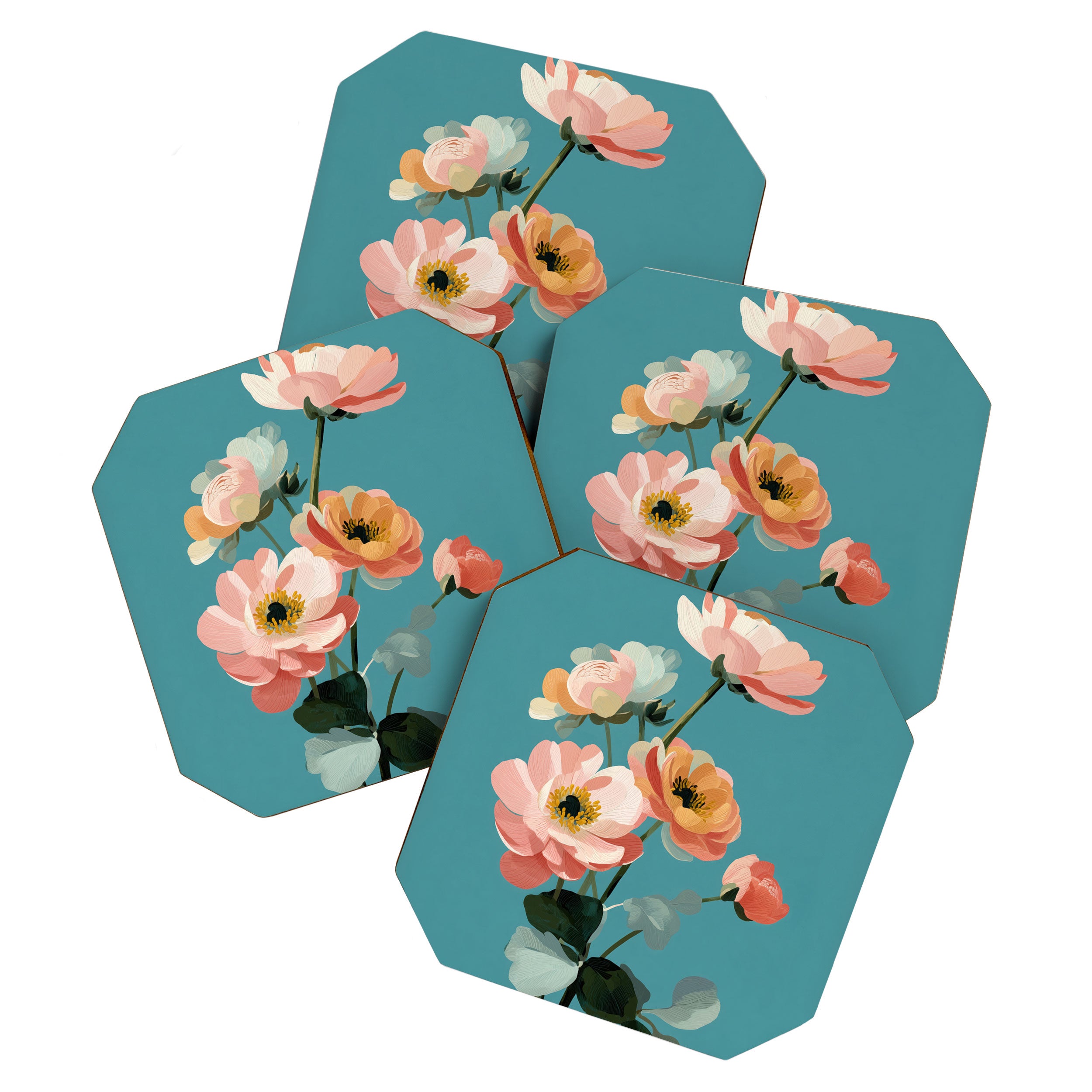 Soft Spring Botanicals Coaster Gallery Image 1