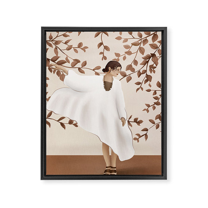 Soft Summer Breeze Framed Canvas Print Gallery Image 1