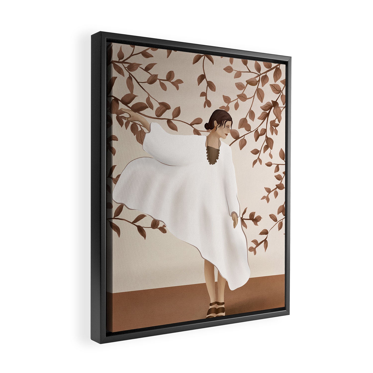 Soft Summer Breeze Framed Canvas Print Gallery Image 2