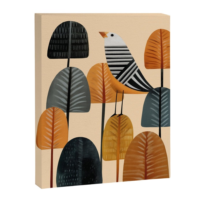 Song in the Autumn Grove Canvas Print Gallery Image 1