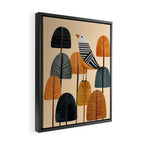 Song in the Autumn Grove Framed Canvas Print Gallery Image 2
