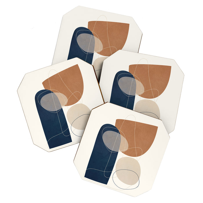 Spiraling Geometry 1 Coaster Gallery Image 1