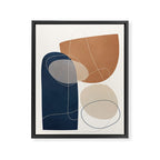Spiraling Geometry 1 Framed Canvas Print Gallery Image 8