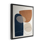 Spiraling Geometry 1 Framed Canvas Print Gallery Image 2